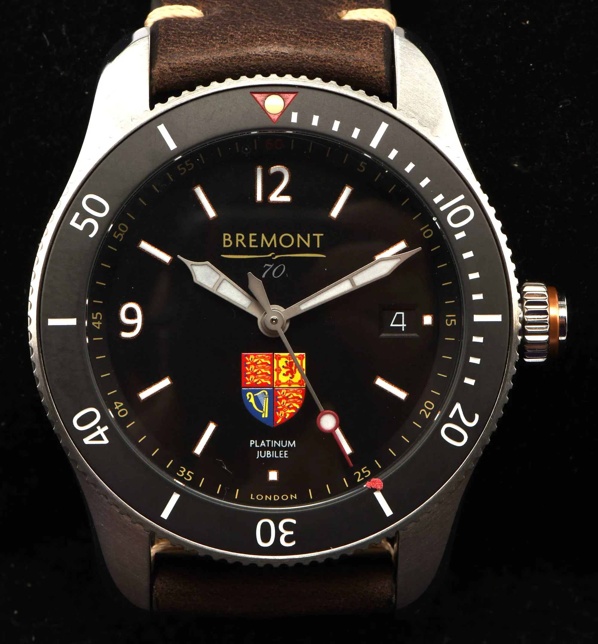 Bremont Supermarine S300 Platinum and Stainless steel