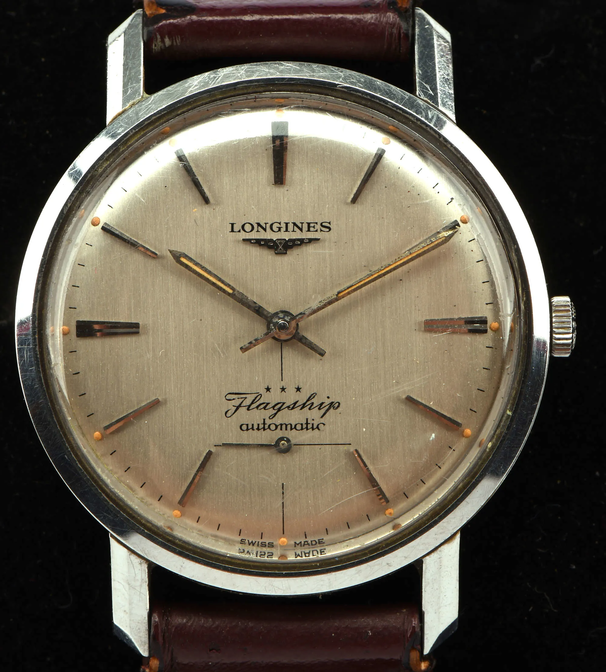 Longines Flagship L4.374.3.78.7 Stainless steel Gray 1957 United Kingdom Dealer EveryWatch