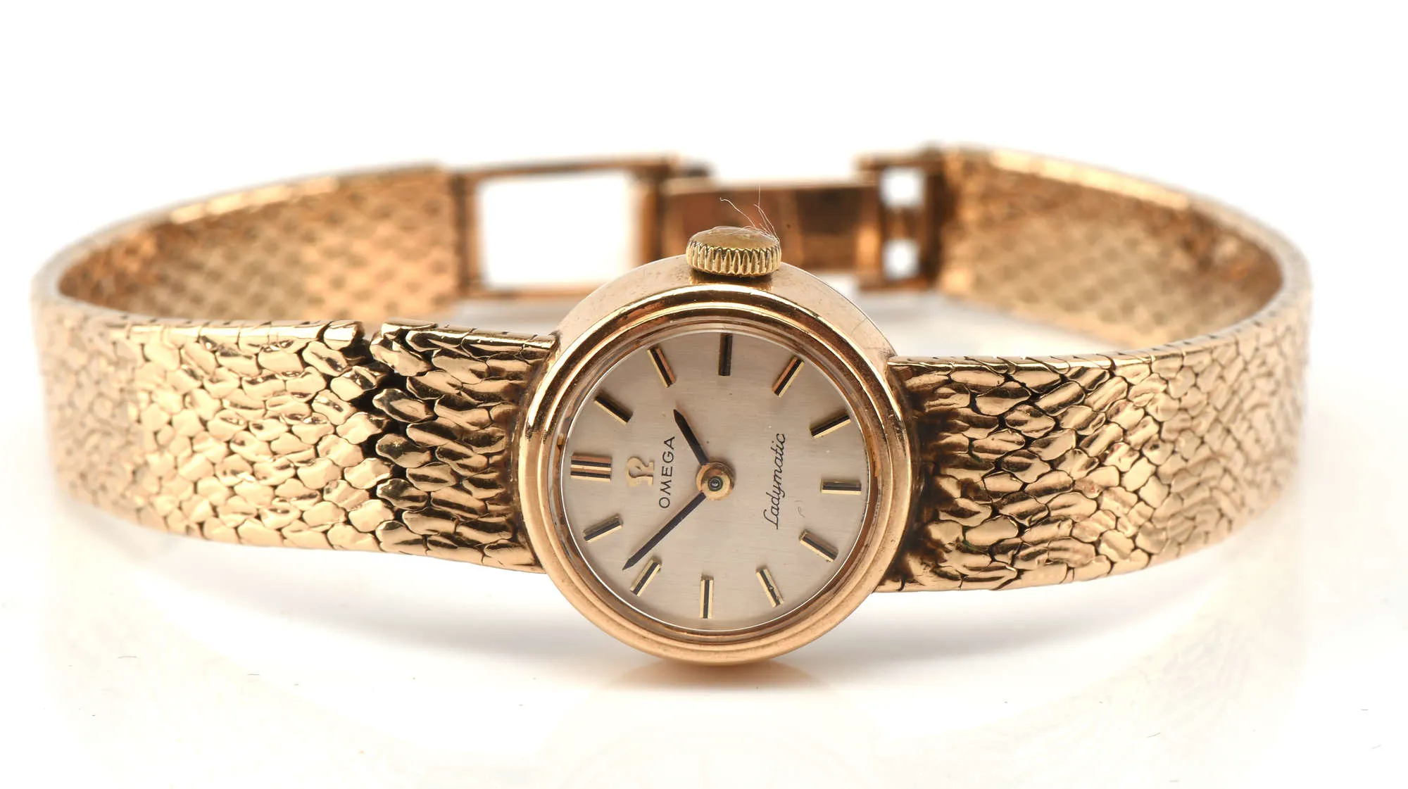 Omega Ladymatic gold Silver 1