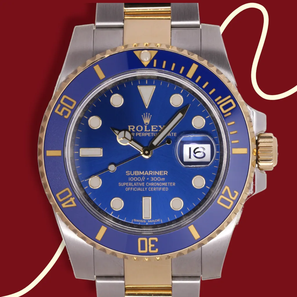 Rolex Submariner 116613LB 40mm Yellow gold and Stainless steel Blue