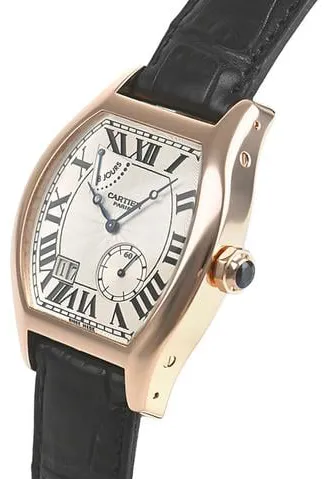 Cartier Tortue W1545851 37mm Rose gold Silver