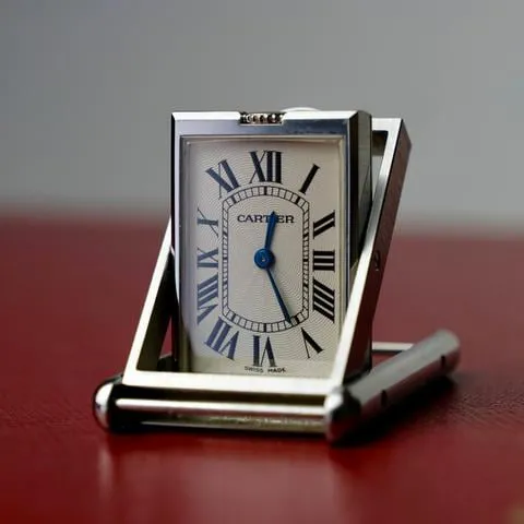 Cartier Tank 2390 25mm Stainless steel White