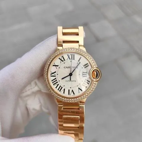 Cartier Ballon Bleu 36mm WE9005Z3 36mm Rose gold Silver