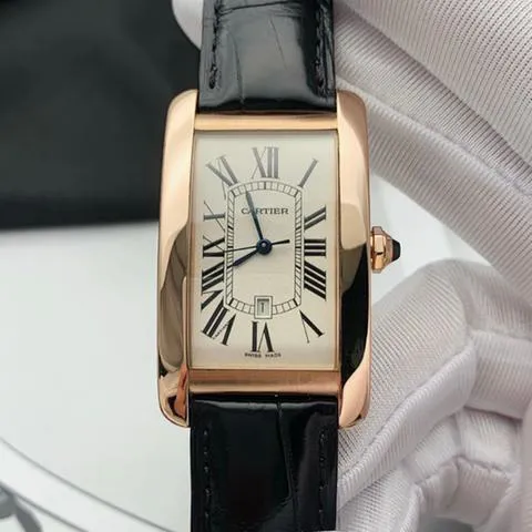 Cartier Tank Américaine W2609156 45.1mm Rose gold