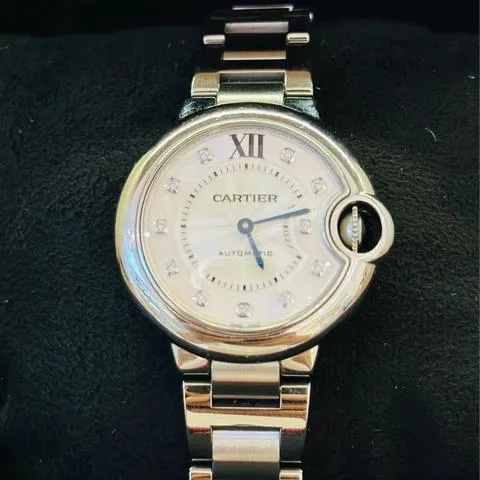 Cartier Ballon Bleu 33mm WE902074 33mm Stainless steel Silver