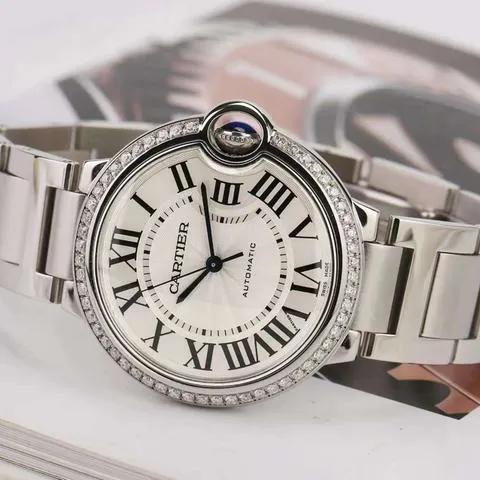 Cartier Ballon Bleu 36mm W6920046 36mm Stainless steel White