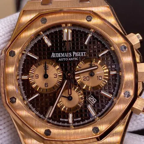 Audemars Piguet Royal Oak 26331OR.OO.1220OR.02 41mm Rose gold Brown