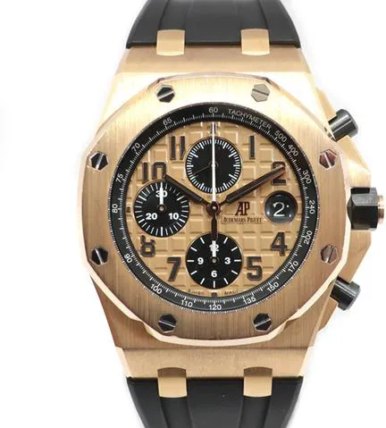 Audemars Piguet Royal Oak Offshore 26470OR.OO.A002CR.01 42mm Rose gold Champagne