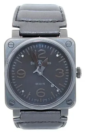 Bell & Ross BR 03 BR03-92-S 42mm Stainless steel Black