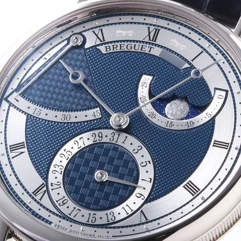 Breguet Classique 7137BB/Y5/9VU 39mm White gold Blue 5