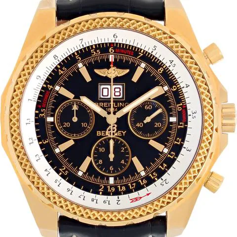 Breitling Bentley K44362 46mm Yellow gold Black