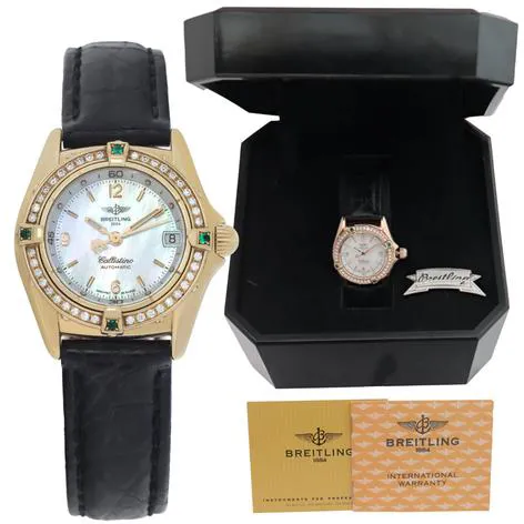 Breitling Callistino K31043 29mm Yellow gold Mother-of-pearl 6