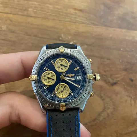 Breitling Chronomat B13350 40mm Yellow gold and Stainless steel Blue 3