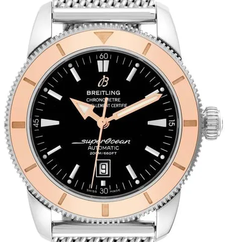 Breitling Superocean Heritage U17320 46mm Stainless steel Black