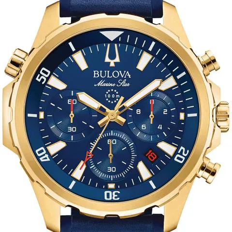 Bulova Marine Star 97B168 43mm Stainless steel Blue