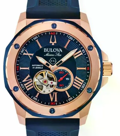 Bulova Marine Star 98A227 44mm Stainless steel Blue