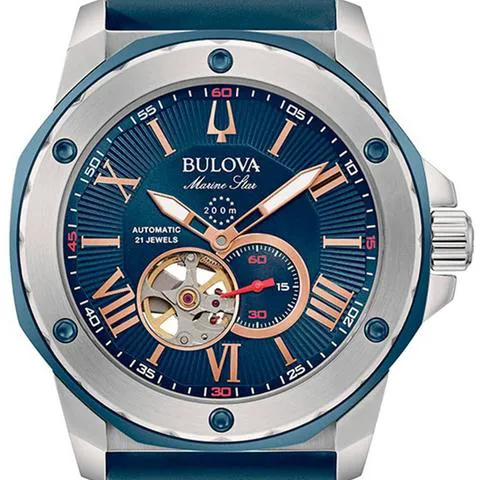 Bulova Marine Star 98A282 44mm Stainless steel Blue