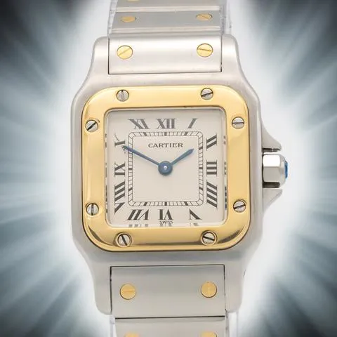 Cartier Santos Galbée 1567 24mm Yellow gold and Stainless steel