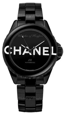 Chanel Wanted H7418 38mm Black ceramic Black and Artistic dial