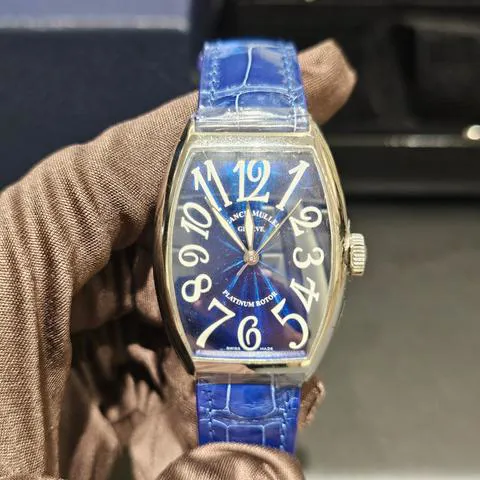 Franck Muller Cintree Curvex 5850 SCAC 32mm Blue