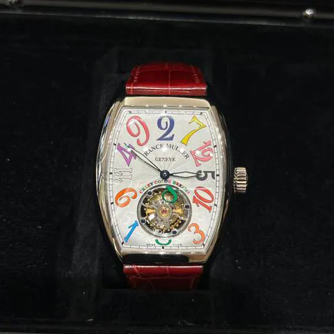 Franck Muller Crazy Hours 7880 T CH COL DR 36mm White gold Silver