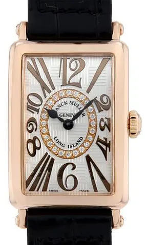 Franck Muller Long Island 902QZ REL VR CD 1R 32mm Rose gold Silver