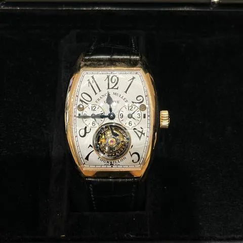 Franck Muller Master Banker 7880 T MB 36mm Rose gold Silver