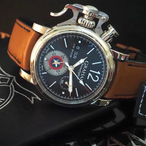 Graham Chronofighter 2CVAS.B14A 44mm Stainless steel Black