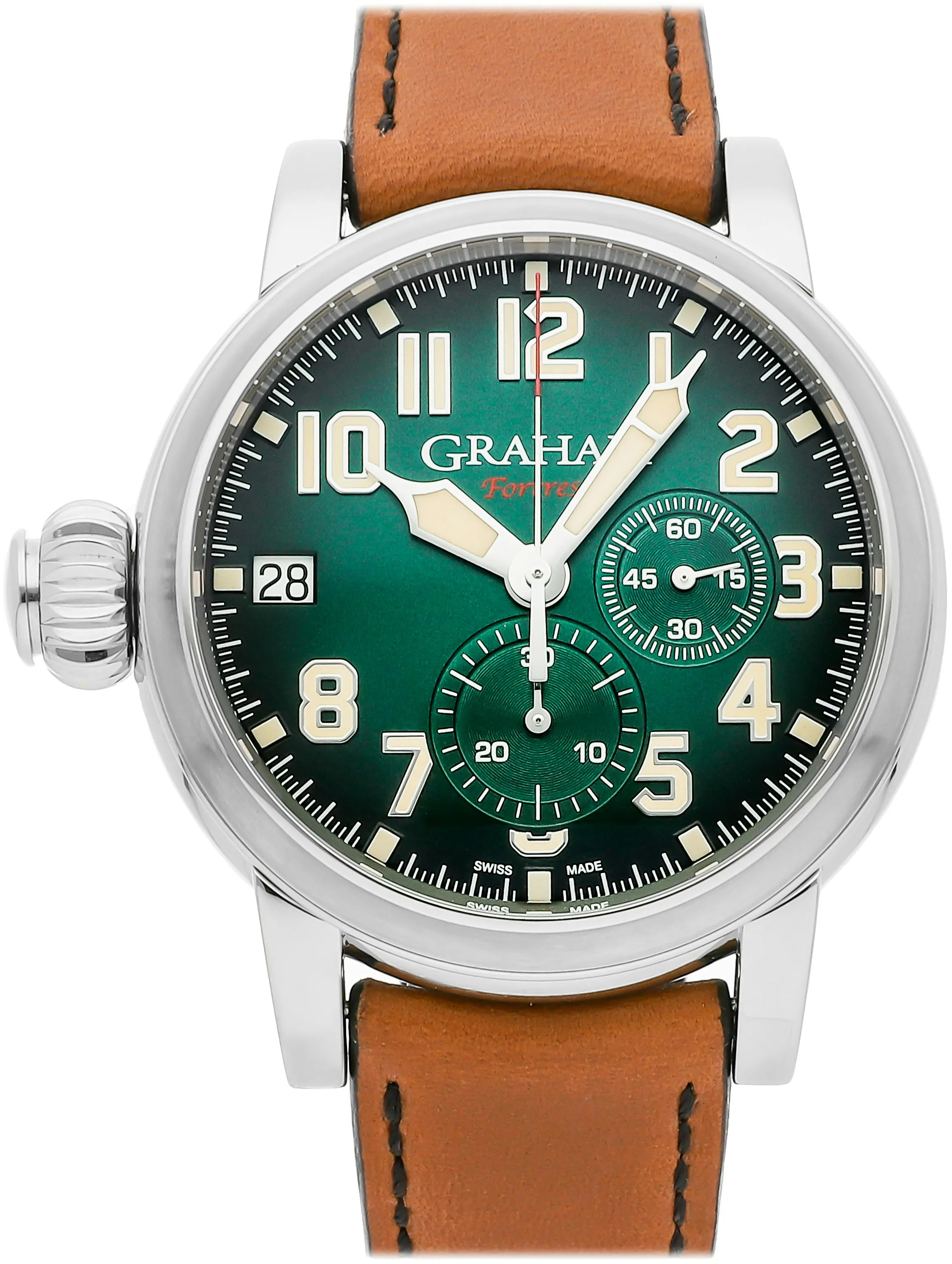 Graham Fortress 2FOAS.G05A.L128B 47mm Stainless steel Green