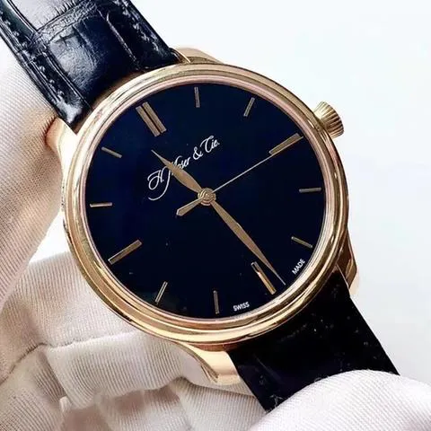 H. Moser & Cie. Endeavour 343.505-017 41mm Rose gold Black