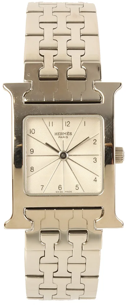 Hermès H Watch Silver