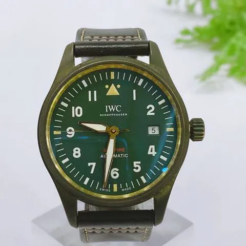 IWC Pilot IW326802 39mm Bronze Green