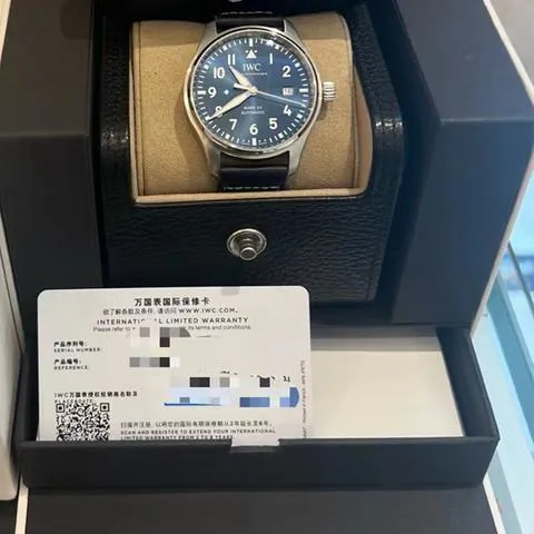 IWC Pilot IW3282-03 40mm Stainless steel Blue