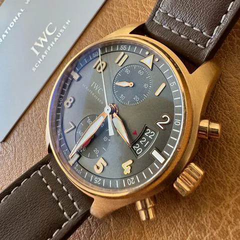 IWC Pilot IW387803 43mm Rose gold Gray