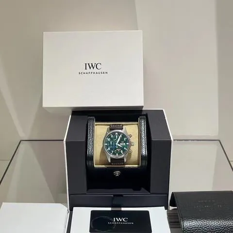 IWC Pilot IW388103 41mm Stainless steel Green