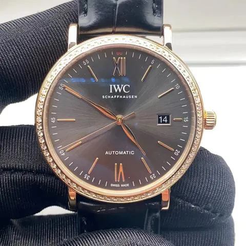 IWC Portofino Automatic IW356516 40mm Rose gold Gray