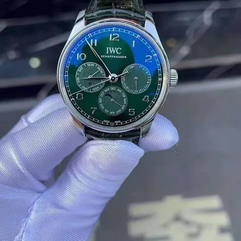 IWC Portugieser IW3442-07 42.5mm Stainless steel Green