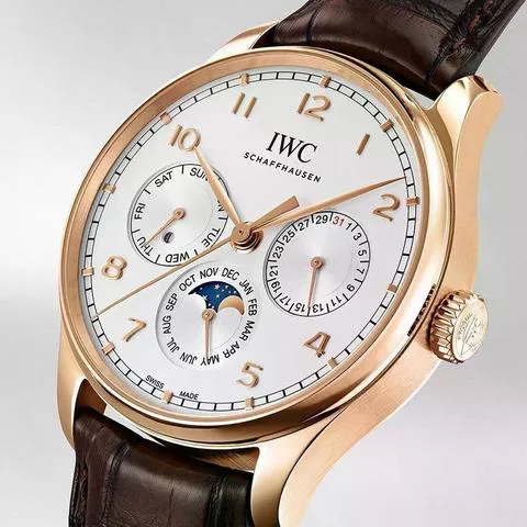 IWC Portugieser IW344202 42mm Yellow gold Silver