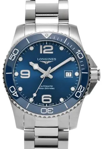 Longines HydroConquest L3.781.4.96.6 41mm Stainless steel Blue