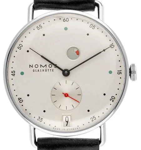 NOMOS Metro Datum Gangreserve 1101 37mm Stainless steel