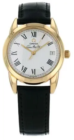 Omega Louis Brandt 21437 34mm Yellow gold White