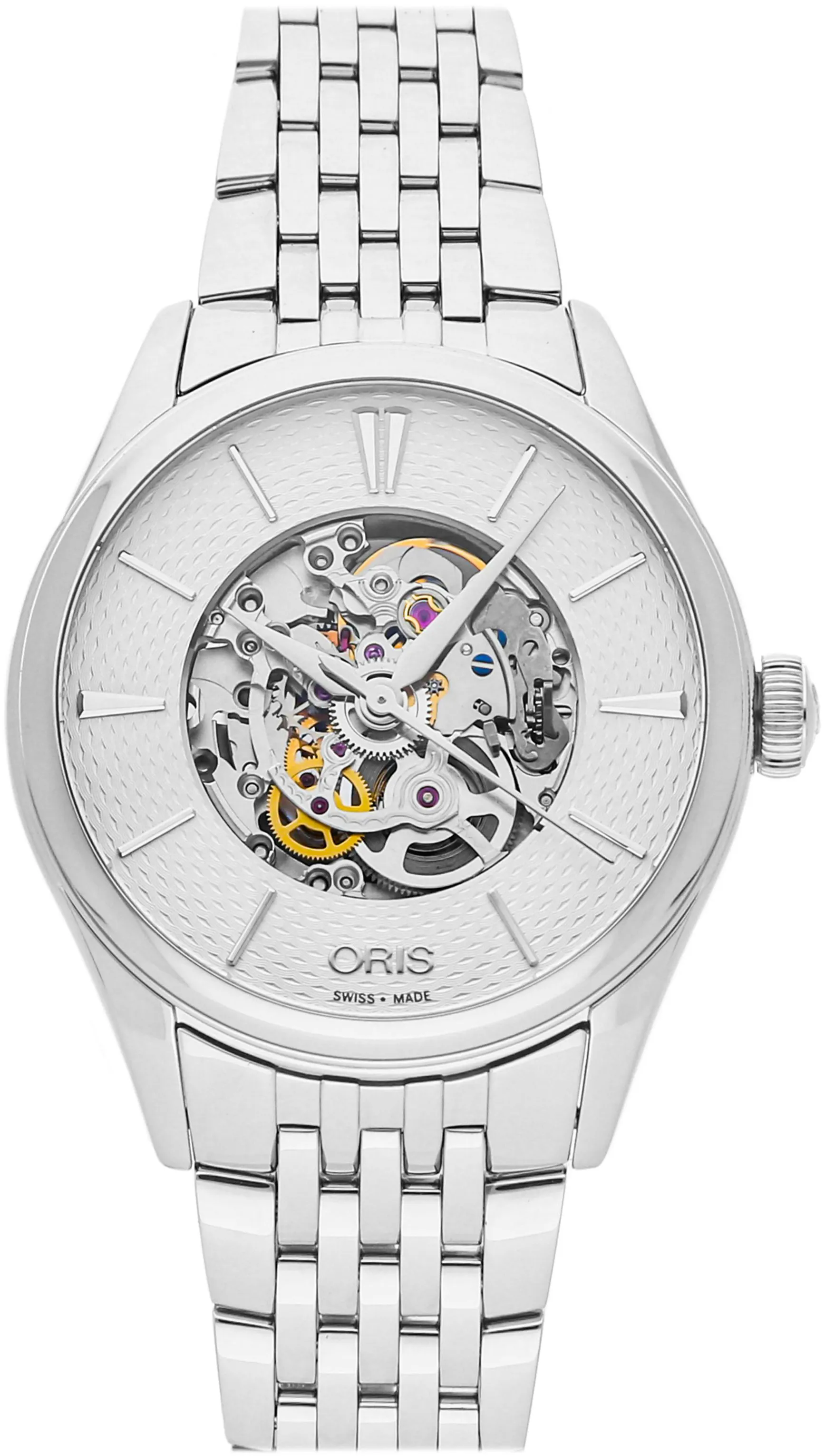 Oris Artelier Skeleton 01 560 7724 4051-07 8 17 79 33mm Stainless steel Silver