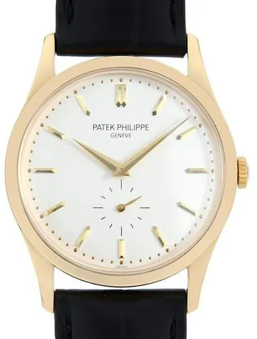 Patek Philippe Calatrava 5196J-001 37mm Yellow gold Silver