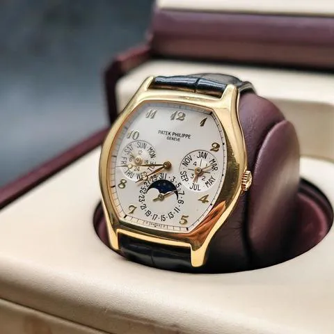 Patek Philippe Perpetual Calendar 5040J Yellow gold Silver