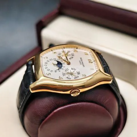 Patek Philippe Perpetual Calendar 5040J Yellow gold Silver 3