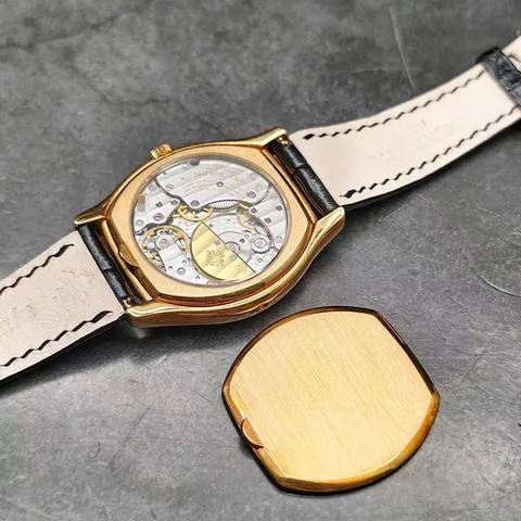 Patek Philippe Perpetual Calendar 5040J Yellow gold Silver 5