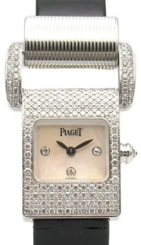 Piaget Protocole G0A25022 17mm White gold White