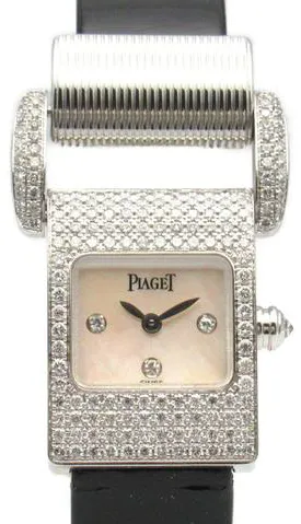 Piaget Protocole G0A25022 17mm White gold White 1