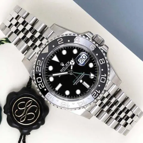 Rolex GMT-Master II 126710GRNR 40mm Stainless steel Black