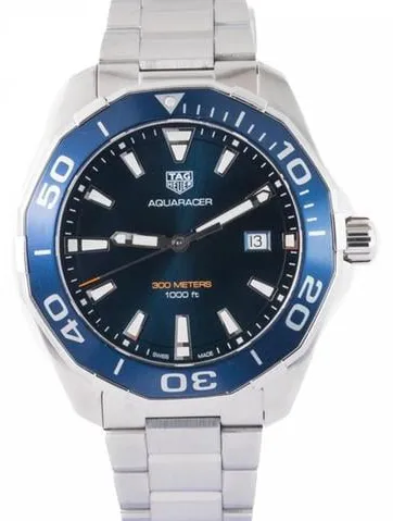 TAG Heuer Aquaracer WAY101C 43mm Stainless steel Blue